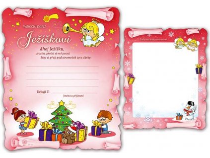 přání Vánoční V24-323 H Dopis Ježíškovi PRANI_H_118