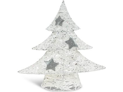 stromeček bílý vánoční 30cm R2337 8885940