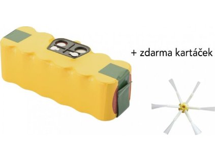PATONA baterie pro robotický vysavač iRobot Roomba 3300mAh, 14,4V Ni-MH, pro sérii 5xx/6xx/7xx/8xx + kartáček ZDARMA