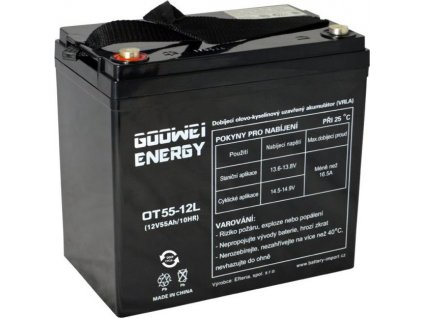 GOOWEI ENERGY Pb záložní akumulátor VRLA GEL 12V/55Ah (OTL55-12)