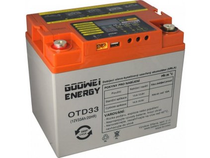 GOOWEI ENERGY DEEP CYCLE (GEL) baterie GOOWEI ENERGY OTD33, 33Ah, 12V