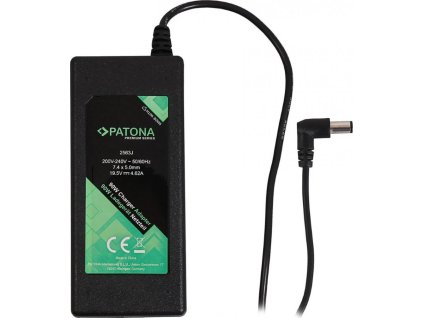PATONA napájecí adaptér k ntb/ 19,5V/4,62A 90W/ konektor 7,4x5mm+pin/ DELL PREMIUM/ délka kabelu 2,5 m