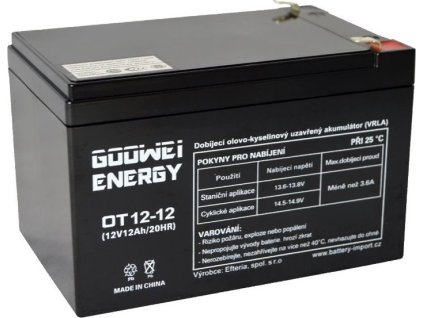 GOOWEI ENERGY Pb záložní akumulátor VRLA AGM 12V/12Ah (OT12-12)