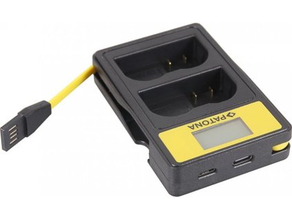 PATONA nabíječka Foto Dual Nikon EN-EL15 s LCD,USB