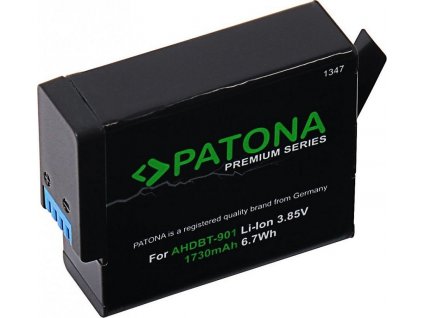 PATONA baterie pro digitální kameru GoPro Hero 9/Hero 10/Hero 11/Hero 12/ 1730mAh Li-Ion Premium