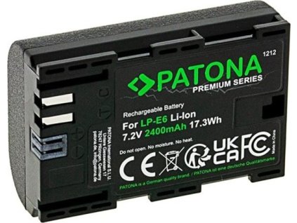PATONA baterie pro foto Canon LP-E6 2400mAh Li-Ion Premium