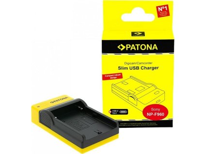 PATONA nabíječka Foto Sony NP-F970 slim, USB-C