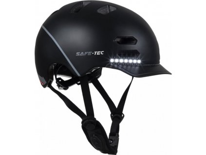SAFE-TEC Chytrá Bluetooth helma/ SK8 Black L