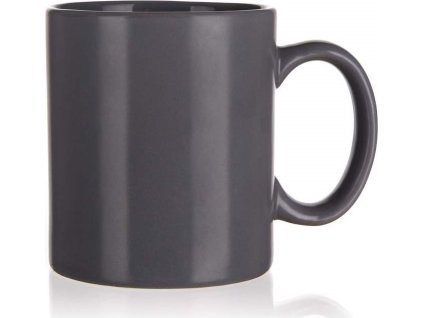 BANQUET Hrnek keramický MAT 350ml, Holubí šeď