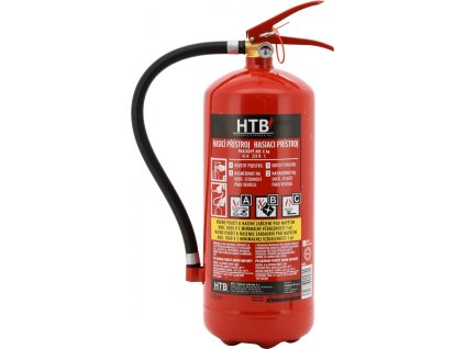 Hasicí přístroj práškový 6 kg ABC (43A)