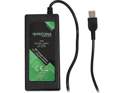 PATONA napájecí adaptér k ntb/ 20V/4,5A 90W/ Slim tip IBM/LENOVO PREMIUM/ délka kabelu 2,5 m