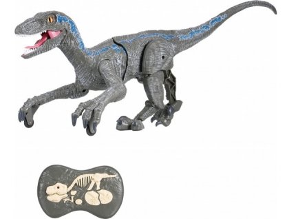RC dinosaurus VELOCIRAPTOR II. - šedý