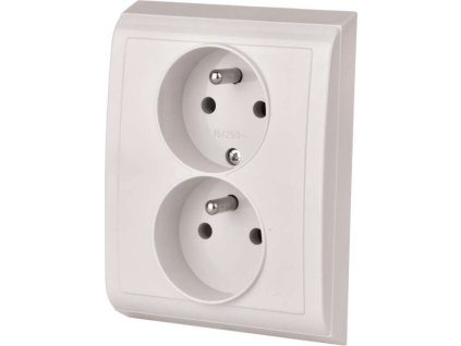 Zásuvka dvojitá PRAKTIK 4FN15066.901B