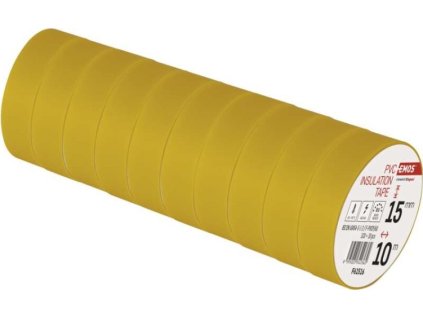 Izolační páska PVC 15mm / 10m žlutá