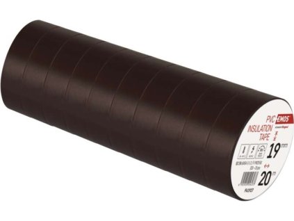 Izolační páska PVC 19mm / 20m hnědá