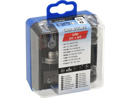 Žárovky servisní box univerzální H7+H1