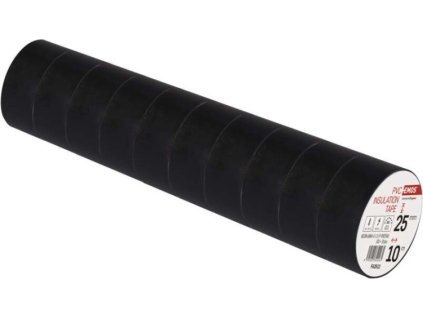 Izolační páska PVC 25mm / 10m černá