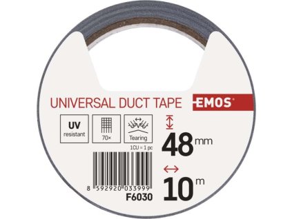 Univerzální páska 48mm / 10m DUCT TAPE, 10 ks, display box
