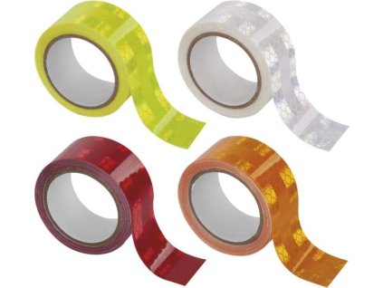 Reflexní páska 25 mm / 2m, 12 ks, display box