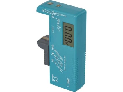 Univerzální tester baterií (AA, AAA, C, D, 9V, knoflíkových)