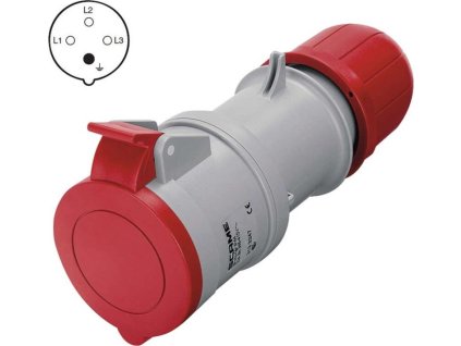 Spojka 4P 16A/400V, IP44