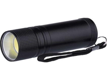 COB LED ruční kovová svítilna P3894, 100 lm, 3× AAA