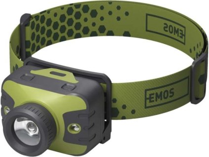 CREE LED čelovka P3539, 330 lm, 200 m, 3× AAA