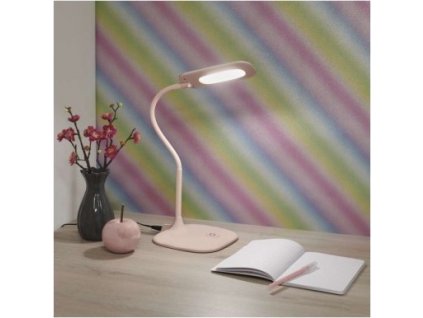 LED stolní lampa STELLA, růžová