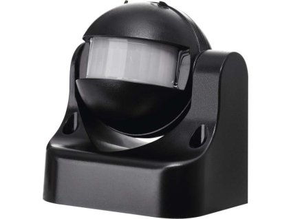 PIR senzor (pohybové čidlo) IP44 1200W, černý