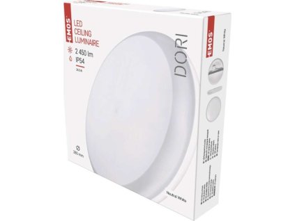 LED přisazené svítidlo DORI, kruhové bílé 24,5W neutr.b., IP54