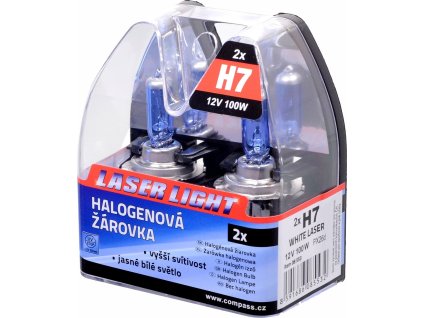 Žárovka 12V H7 100W PX26d WHITE LASER 2ks