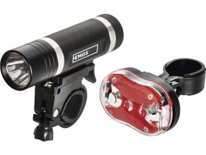 LED přední + zadní svítilna na kolo P3920 na 5× AAA, 150 lm