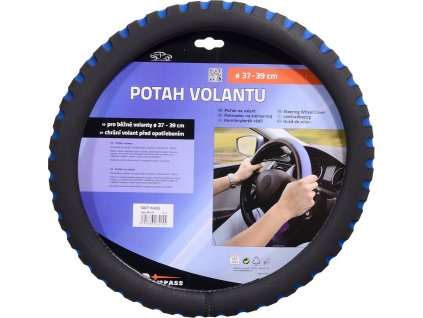 Potah volantu SOFT modrý