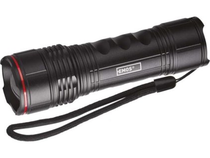 LED svítilna kovová, 500 lm, 4× AAA, FOKUS