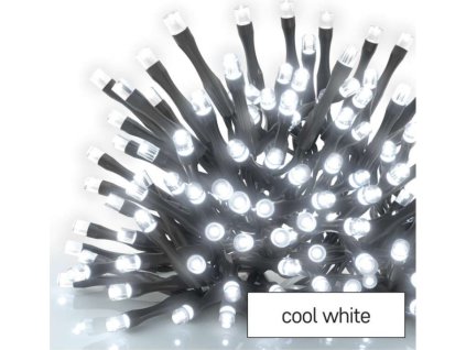 Standard LED spojovací vánoční řetěz – záclona, 1x2 m, venkovní, studená bílá