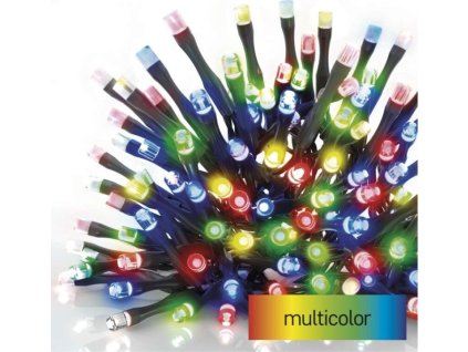 Standard LED spojovací vánoční řetěz, 10 m, venkovní i vnitřní, multicolor