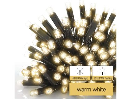 Profi LED spojovací řetěz problikávající – rampouchy, 3 m, venkovní, teplá bílá