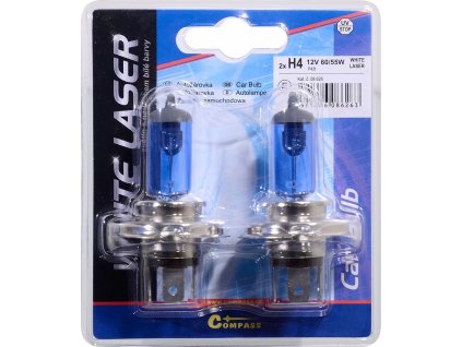 Žárovka 12V H4 60/55W P43t WHITE LASER blister 2ks