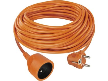 Prodlužovací kabel 30 m / 1 zásuvka / oranžový / PVC / 230 V / 1,5 mm2