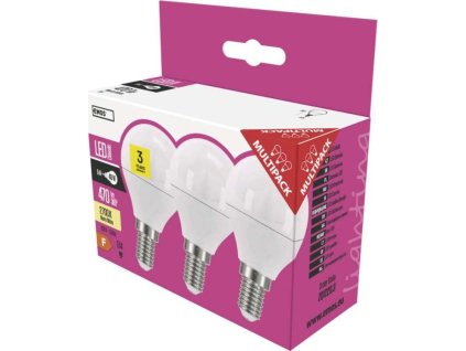 LED žárovka Classic Mini Globe / E14 / 5 W (40 W) / 470 lm / teplá bílá