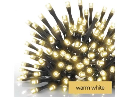 LED vánoční řetěz, 2,8 m, 3x AA, venkovní i vnitřní, teplá bílá, časovač