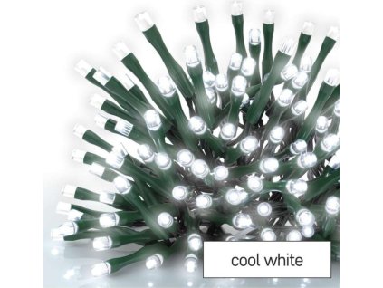 LED vánoční rampouchy, 3,6 m, venkovní i vnitřní, studená bílá, programy
