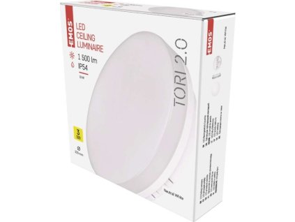 LED přisazené svítidlo TORI, kruhové bílé 15W neutrální b., IP54