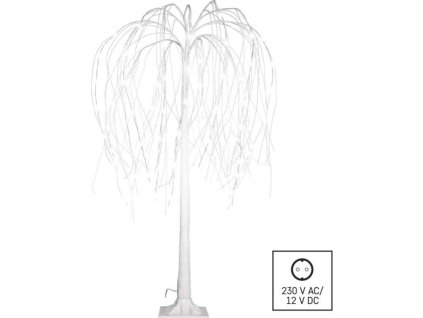 LED svítící stromek, 120 cm, venkovní i vnitřní, studená bílá