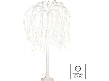 LED svítící stromek, 120 cm, venkovní i vnitřní, teplá bílá