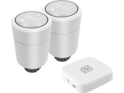 IMMAX NEO SMART sada 2x Termostatická hlavice Zigbee + SMART NEO BRIDGE PRO v2, Wi-Fi, TUYA