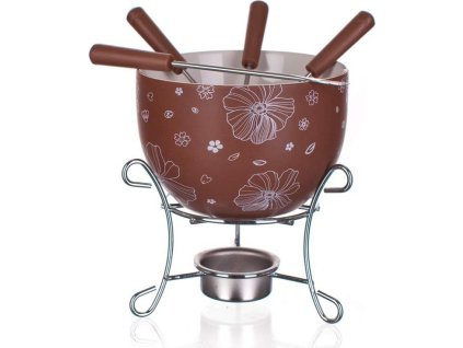 BANQUET Sada fondue na čokoládu CHOCO BLOSSOMS, 6 ks