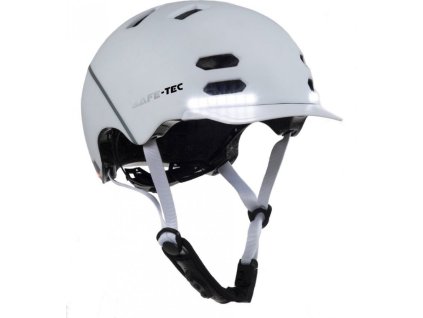 SAFE-TEC Chytrá Bluetooth helma/ SK8 White L