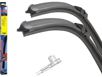 Stěrače FLAT SET (PIN) 610+450mm