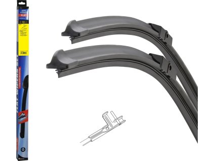 Stěrače FLAT SET (PIN) 810+750mm